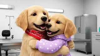 Brave Puppy Mina Dog🐶 | No More Fear of Needles! 💉 | Kids Cartoon