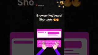 Browser Keyboard Shortcuts 🔥🚀 | #shorts