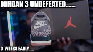 НОВЫЕ КРОССОВКИ UNDEFEATED JORDAN 3 С NIKE AIR? НА 3 НЕДЕЛИ РАНЬШЕ