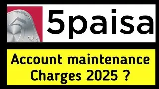 dp amc charges 5paisa | 5paisa annual maintenance charges
