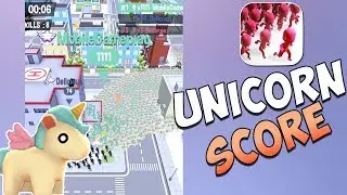 BUILD A MASSIVE UNICORN CROWD! CROWD CITY HIGHSCORE GAMEPLAY