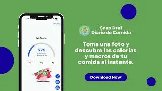 Monitorea tu dieta ahora con Snap Drai!