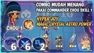 HYPER JOY MAGIC CRYSTAL ASTRO POWER ❗ NEW GAMEPLAY CHOU SKILL 1 MAGIC CHESS MOBILE LEGENDS