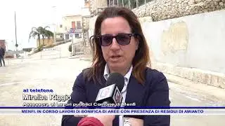 MENFI  IN CORSO LAVORI DI BONIFICA DI AREE CON PRESENZA DI RESIDUI DI AMIANTO