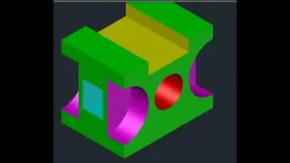 3D Model creation (Feature based modeling) in AutoCAD