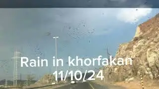Way to khorfakan|light rain|beautiful weather@Arham Events Dubai