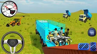 🏗️🚜Drive JCB And Unloading stone From Dumper Truck in game🔥#dumper#truck #tractor#jcb# gamingvideos