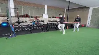 Pillar March   Sled Resisted waist