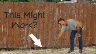 How To Fill Open Areas Under Wood Fences - Home Repair Tips