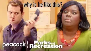 When your coworker is a lot but you respect the hustle | Parks and Recreation