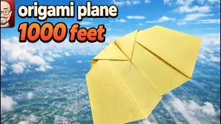 How to Make a Paper Self-Flapping Airplane | Origami Plane Tutorial