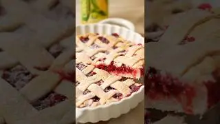 Пирог с брусникой // lingonberry pie #recipes #cooking #рецепты