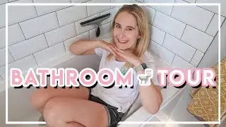 Small Bathroom Tour 2019 🚽 | MODERN WHITE + GREY BATHROOM UK
