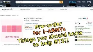 BTS MAP OF THE SOUL : PERSONA Pre-order ✅ Amazon Link | Tips for international orders & helping BTS