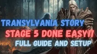 Transylvania Story Stage 5 EASY!! | Dracula's Castle Story Mode | Watcher of Realms