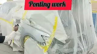 Ponting work finishes #automobile 