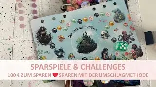 Sparspiele und Challenges August Woche 3 🌸 100 Euro zum spielen I Umschlagmethode