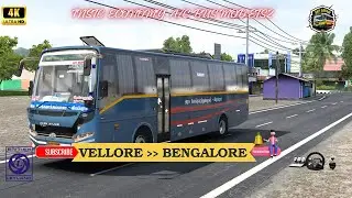 Brand New TNSTC Economy A/C Bus Driving on village Road | TNSTC Gameplay.