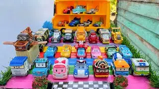 Clean up muddy minicars & disney car convoys! Play in the garden
