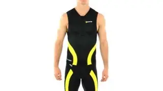 SKINS Men's TRI400 Compression Sleeveless Top with Front Zip | SwimOutlet.com
