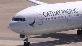 Cathay Pacific Airways CX536 & CX530 Landing at Nagoya