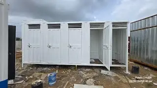Shree Readymade Container Mobile Toilets bathrooms | Shree Prefab & Infra