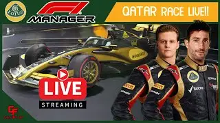 F1 Manager 2024 - Team Lotus Qatar Race Live!