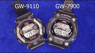 เปรียบเทียบนาฬิกา Casio G-Shock รุ่น GW-9110 (Gulfman) และ GW-7900