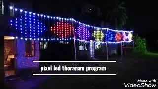 pixel led thoranam program