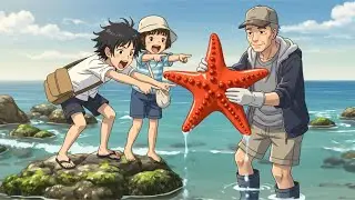 SLOW LIVING IN A TWO STORY BEACH HOUSE | A Healing Day by the Sea | Ambient Anime #relaxingvideo