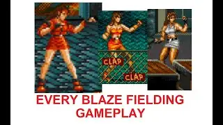 EVERY BLAZE FIELDING GAMEPLAY - STREETS OF RAGE TRILOGY