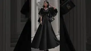 By Kaiber. AI Black Evening Dress
