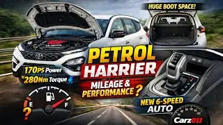 Tata Harrier Hyperion 🔥 170PS Power, 280Nm Torque | Mileage & Performance 🚗💨#TataHarrier #PetrolSUV