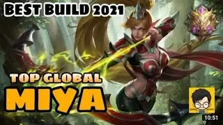 MIYA BEST BUILD AND GAMEPLAY | TOP GLOBAL MIYA | DON'T STEAL SAVAGE | MLBB