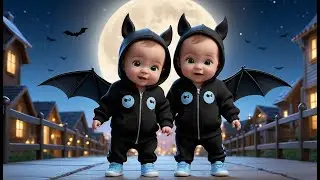 Bat Friends Fly in the Sky &ndash; Nighttime Adventure Song for Kids | English