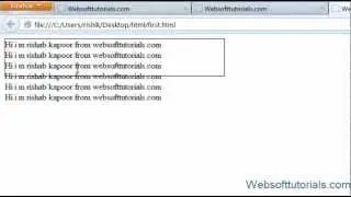 html and css Tutorial - 25 - height, width, min-height, max-height in css