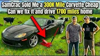 @Samcrac Sold me a Cheap C6 Corvette! Never Buy a Car From a YouTuber in a Cow Pasture!