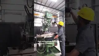 Turret Milling Machine With DRO #shorts #millingmachine #manufacturing #components #TurretMilling