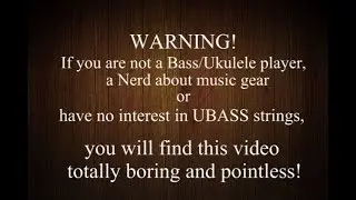 Kala U-BASS uke string review comparison, Standard Pahoehoe and Pyramid wound