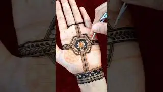 Lotus 🪷 Mehndi Design #shorts #youtubeshorts #mehndi #mehndidesign #ytshorts #trending #henna