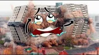 Extreme Dangerous Building Demolition Skills Doodles and Heavy Equipment Machines Destroy Building 7