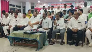 Telangana Employees Teachers & Pensioners JAC Press Meet at TGO office Nampally 