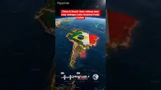 China & Brazil: New railway deal may reshape Latin America trade routes #Geopolitics #BRICS #Shorts