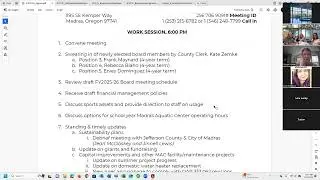 MACRD July 21, 2025 Work session & business meeting