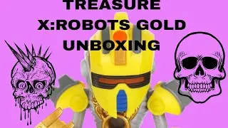 TREASURE X: ROBOTS GOLD UNBOXING. WILL I FIND THE RARE GOLD DIPPED TREASURE?