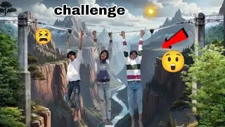 Last to Leave Zipline Challnge 😲