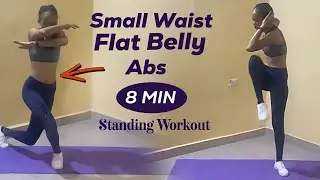 Perfect Exercise For Flat Belly, Small Waist, Abs & Loose Side Fat 🔥 In Just 8 Min
