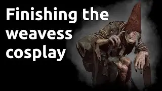 Finishing the Weavess cosplay!| Special effects makeup & weathering
