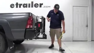 Review of the Curt Folding Hitch Cargo Carrier on a 2012 Toyota Tacoma - etrailer.com