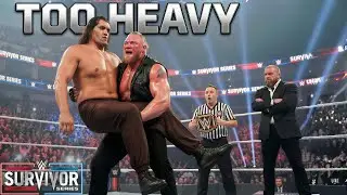 МАТЧ МЕЧТЫ &ndash; Великий Хали против Брока Леснара &ndash; SURVIVOR SERIES (7 января 2026 г.) 🦁 #thegreatkhali